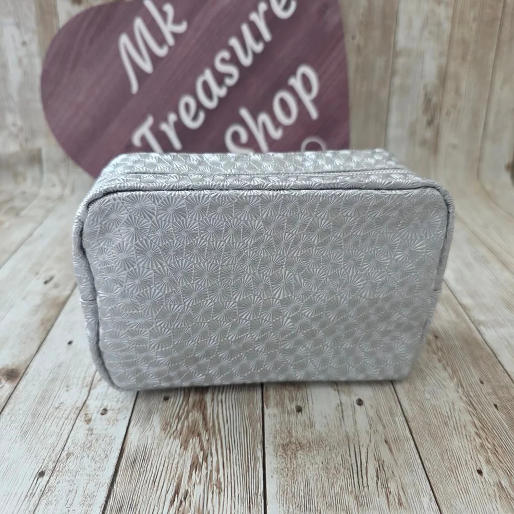Women's MAC Silver Cosmetic Bag Small